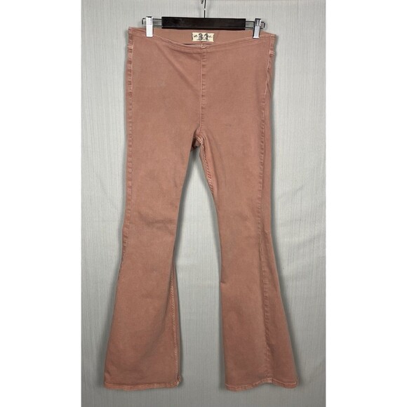We The Free Denim - We the Free Pull On Romantic Rosy Pink Flare Jeans Boho Y2K vibe Valentine's